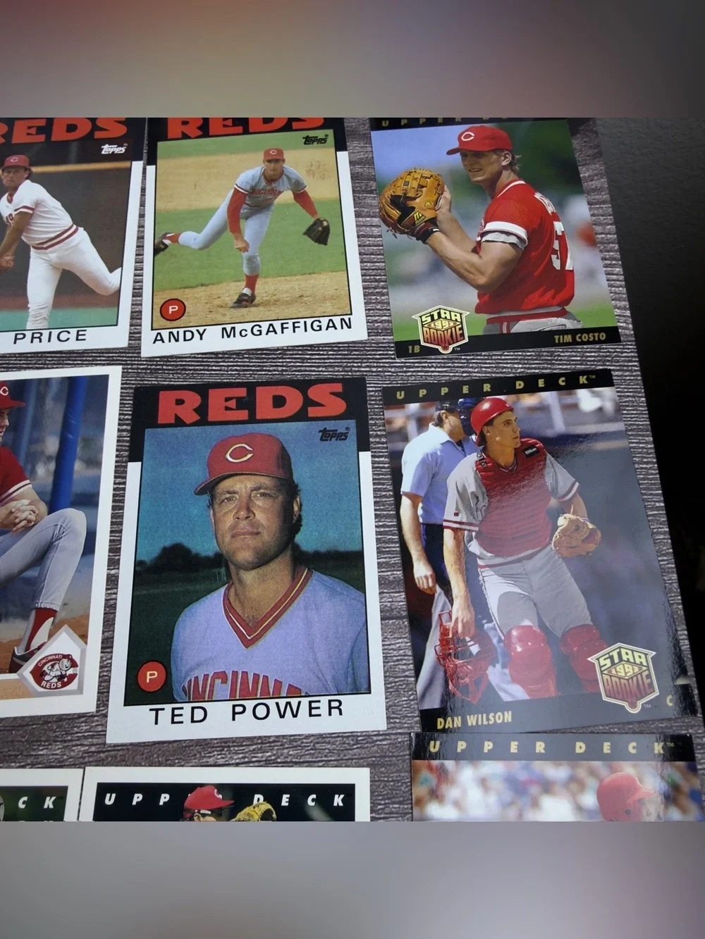 Cincinnati Reds Baseball Card Lot of 24 Upper Deck Topps Donruss 1988–1993